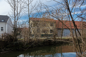 Bildvergleich - Unser Haus 'Am Mühlbach35' aus Blick östlich des Mühlbaches - 1956 und 2018